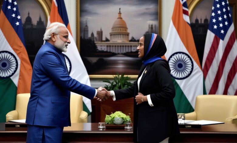 Rahul Gandhi's US Visit: Controversial Meeting with Ilhan Omar Sparks Political Debate