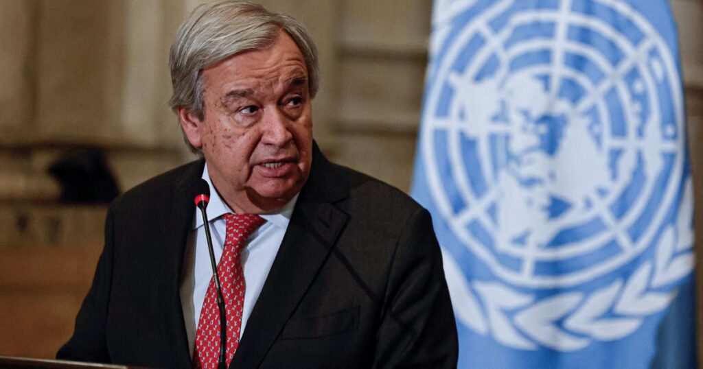 Israel bans UN Secretary-General