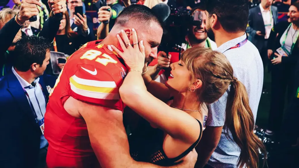 Taylor Swift and Travis Kelce