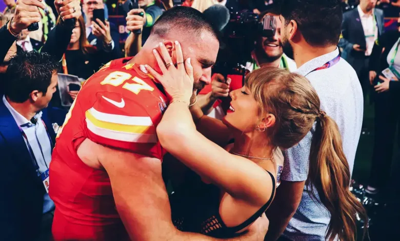 Taylor Swift and Travis Kelce